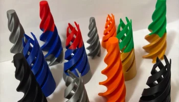 Спиральный Fidget, еще более гладкий, оригинальный дизайн...