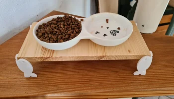 Подставка для миски для собаки (кость) и подставка для ми... 2