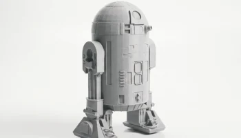 Коллекционная 3D-печать дроида R2-D2 из "Звездных войн"..... 2