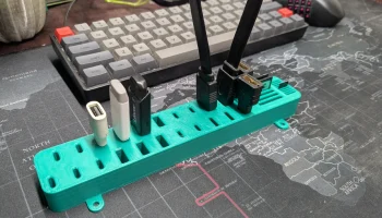 Универсальный органайзер для кабелей и адаптеров (USB, HD... 4