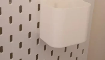 Коробка-контейнер Ikea Skadis из перфорированного картона... 4