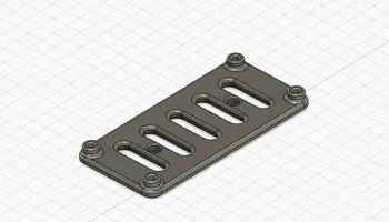 USB-концентратор Zero4U Pi с креплением DIN для Voron......