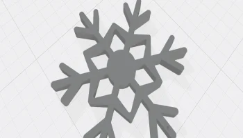 Альтернативный дизайн подвесного украшения из снежинок......