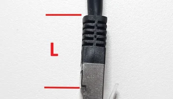 Ремонт разъема кабеля Ethernet RJ45 8