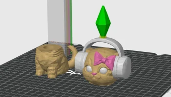 Мем The Sims Cat (с прыгающей головой) 3