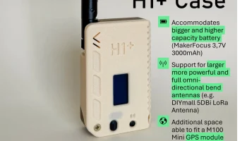 H1+ - улучшенный чехол H1 для Heltec V3/Heltec V4 от muzi..