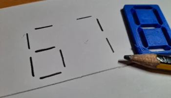 Трафарет для цифр 2