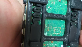 Низкое крепление на DIN-рейку для LRS-200, RS-25, raspberry pi (3 или 4 и ноль 2) и BTT Octopus 1