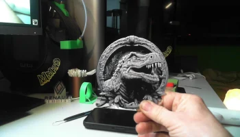 Hueforge T-Rex только 2 цвета