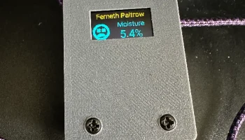 Датчик влажности растений ESP32 с OLED-экраном