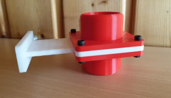 Absperrschieber Absaugung fuer HT-Rohr DN40 / Всасывающий..