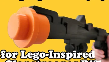 Оранжевая шпилька Lego. Наконечник безопасности для винто...