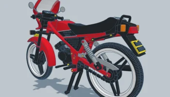 Honda MB50 1981 года выпуска, масштаб 1:8, дизайнер Эд ва... 4