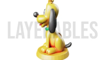 Файл Pluto STL - 3D-печать милой собаки Диснея - модель к... 2