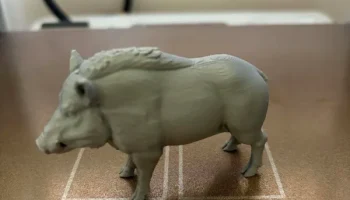 Реалистичная 3D-фигура с изображением кабана......... 3
