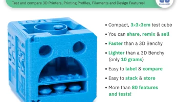 QuBenchy - Куб для испытаний на пытки, напечатанный на 3D... QuBenchy - Куб для испытаний на пытки, напечатанный на 3D...
