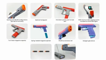 Снайперский пистолет Zinc .50 Nerf - Mag Fed - до 250 кад... 4