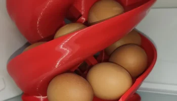 Спиральный держатель для яиц на холодильник... 7