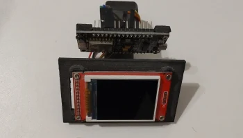 Подставка для ESP8266 и ST7735 2