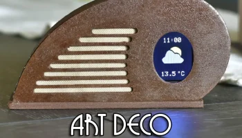 Arduino Art Deco Прогноз погоды Дисплей Ретро........