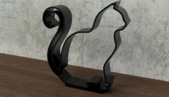 Cat statue