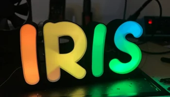Светящиеся WLED или LED все буквы алфавита и все цифры вы... 1