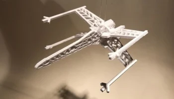 Рождественское украшение в виде карты "Снежинка X-Wing Ki... 1