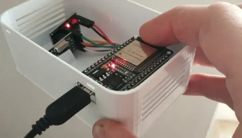Открытый корпус DTU - установка платы ESP32 52 x 29 мм бе.. 1