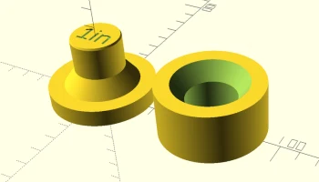Углубленная матрица - параметрический OpenSCAD........