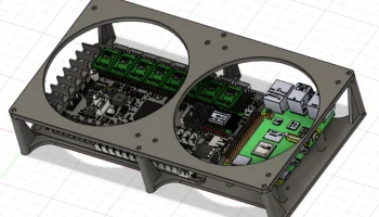Держатель вентиляторов Octopus и PI DIN........