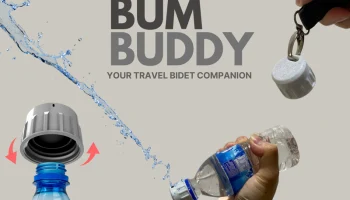 Bum Buddy: дорожный распылитель для биде для ПЭТ-бутылок....