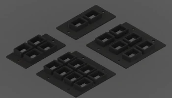 Стойка MP-1: Крепление для стойки Keystone 2U
