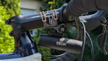 Стандартное крепление GoPro к выносу велосипеда...