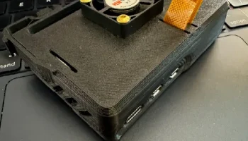 Корпус Pi 5 DIN с возможностью защелкивания, ленточным ра..