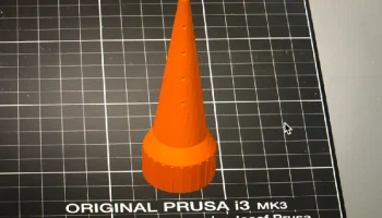 Насадка для полива ПЭТ-бутылки (без опоры).  Печать менее че 1