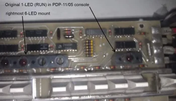 Монтажные розетки для светодиодов DEC PDP-11 Unibus и Qbu... 9