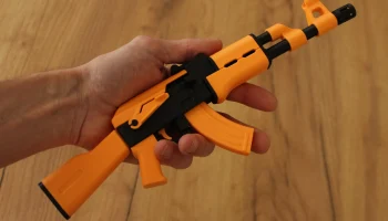 Карманная винтовка АК-47 - игрушка с продольно-скользящим... 1