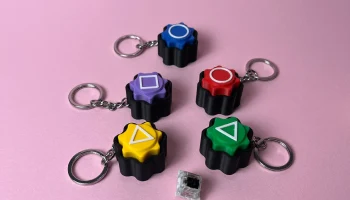 Игрушка для ловли кальмара Gonggi, брелок-кликер... 4