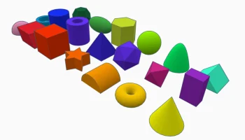 Набор 3D геометрических фигур, 20 фигур......... 4