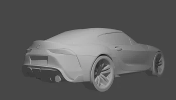 Toyota Supra A90 Легкая печать 1