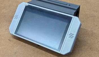 Крепление Voron для дисплея BTT HDMI 5 (работает с дверью Clicky Clacky Door) 4