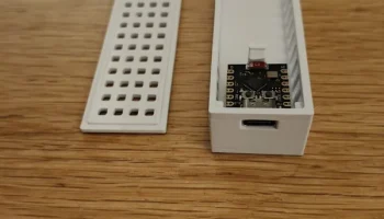 Корпус ESP32-C3 с открытым пространством для воздушного д.. 2