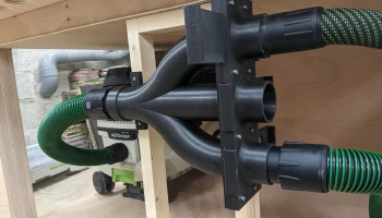 Трехходовая заслонка для шлангов Festool