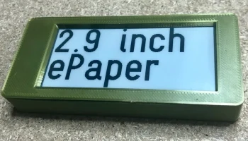 Чехол ePaper 2,9 дюйма для ESP32 и аккумулятора 1