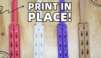 Нож-бабочка - печать на месте - Balisong......... 0