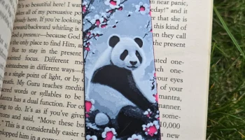 Закладка Pink Panda, напечатанная на 3D-принтере - многоц... 9