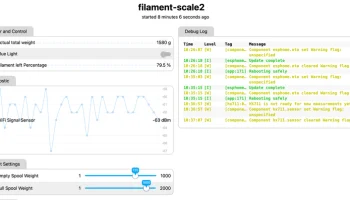 Весы коробчатого типа зерна/волокна (тензодатчик, ESP32/E.. 3