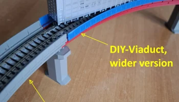 DIY-Виадук для KATO-Unitrack, более широкая версия, n-шка..