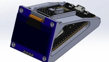 Корпус OpenDTU с 1,3 Zoll OLED, ESP32 NodeMCU и NRF24L01+ 3