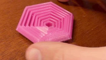 Hexagon Twist Fidget - печать на месте 9